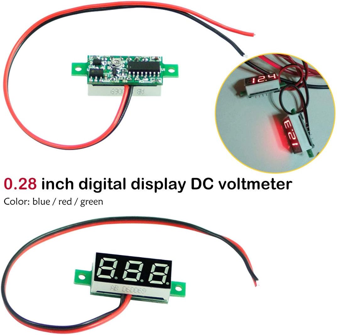 Amazon 0 28インチ Led 2 5v 30v ミニ デジタル 電圧計 電圧テスター 電圧メーター テスター 産業 研究開発用品 通販 Amazon 0 28インチ Led 2 5v 30v ミニ デジタル 電圧計 電圧テスター 電圧メーター テスター 産業 研究開発用品 通販