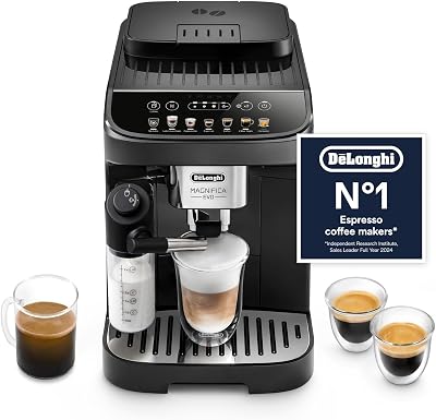 De'Longhi Automatic Espresso Machine Black Model 2022
