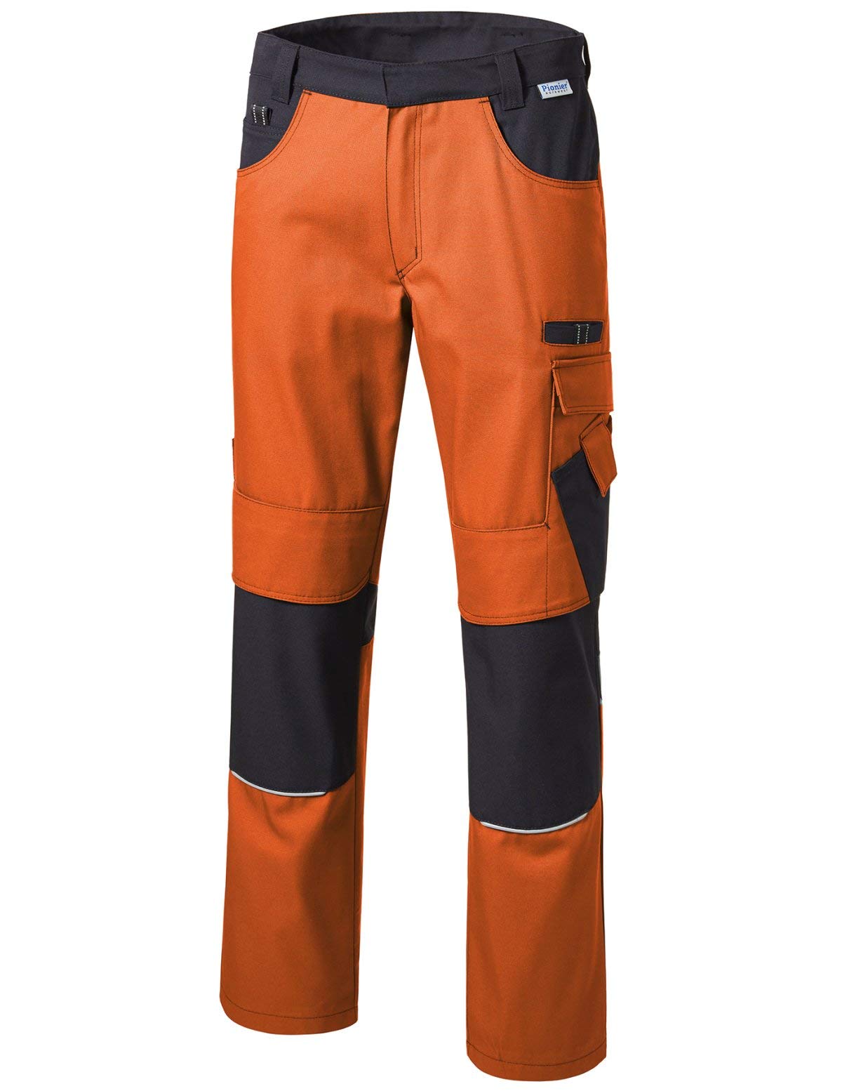 Pionier 9370-62 "Resist 1" Work Trousers, Indian Red/Black, Size 62