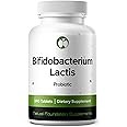 Bifidobacterium Lactis Probiotic Supplement 240 Tablets 3 Billion CFU Probiotics for Men & Women Supports Intestinal Digestive & Gut Health Made in The USA (240, Bifidobacterium Lactis)