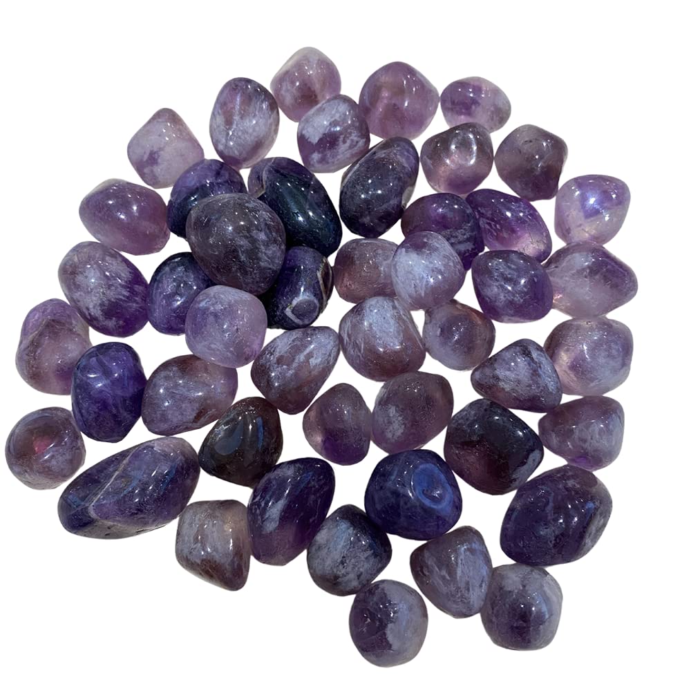 VIE Naturals Tumbled Crystals, 250g Pack, Amethyst