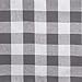 DII Heavyweight Fringed Check Tabletop Collection, Table Runner, 14x72, Gray