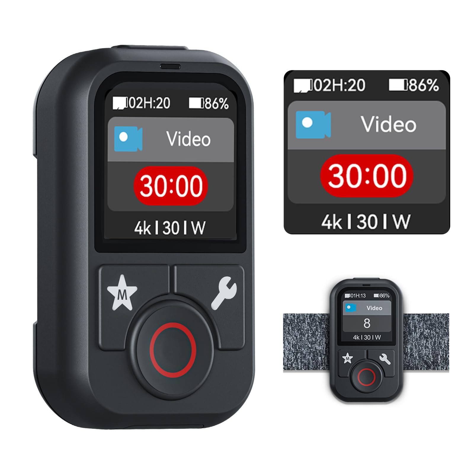 Photo 1 of Smart Remote Control for GoPro Hero 13 12 11 10 9 8 Black MAX with Wrist Strap Colour LCD Display,60M Range Waterproof Wireless Bluetooth Remote Control for Go Pro Accessories Shutter