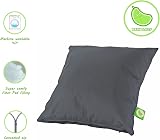 BeanLazy Waterproof Outdoor Garden Furniture Cushion 18" Grey/Pebble view 4