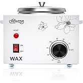 Single Wax Warmer Professional Electric Wax Heater Machine for Hair Removal, Large Waxing Pot Paraffin Facial Skin Body SPA Salon Equipment with Adjustable Temperature Set