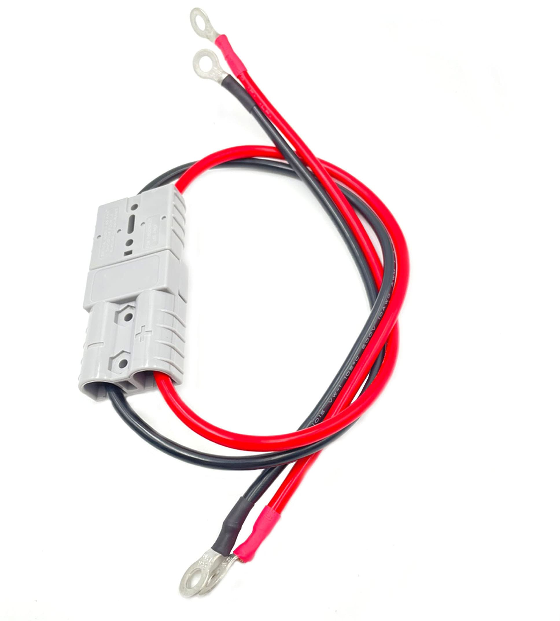 Photo 1 of 2Pcs Electric Forklift Charging Plug Cable with O Ring Battery Connect Quick Connector 50A 600V Connector Line Single Head Line Battery Charging Cable