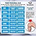 Men’s Sports & Weightlifting Non Slip Compression Knee Sleeves 7mm 1 Pair Great Support & Relief from Muscle Pain & Fatigue