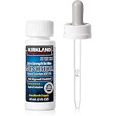 Kirkland Minoxidil 5% Topical Solution Extra Strength Hair Regrowth Treatment for Men Dropper Applicator Included (1 month to 24 month supplies available) (1 month supply)
