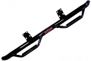 N-Fab Nerf Steps for Toyota Tacoma | Cab Length, Heavy Duty Steel, Gloss Back | T0678CC | Fits 2005-2015 Toyota Tacoma Double Cab All Beds, SRW Gas