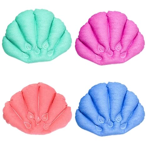 Buy Nuofeng 2 Piece Inflatable Flower Shaped Bath Pillow Neck