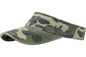 DOANNOTIUM Sport Sun Visor Hats Tie-dye Ball Caps Empty Top Baseball Sun Cap for Men Women Camo-Green