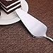 RETON 10 Pcs Stainless Steel Pie/Cake/Pizza Server Holder, Mirror Finished and One Side with Fine Serrated Edge (10 Pcs, Serrated Edge)