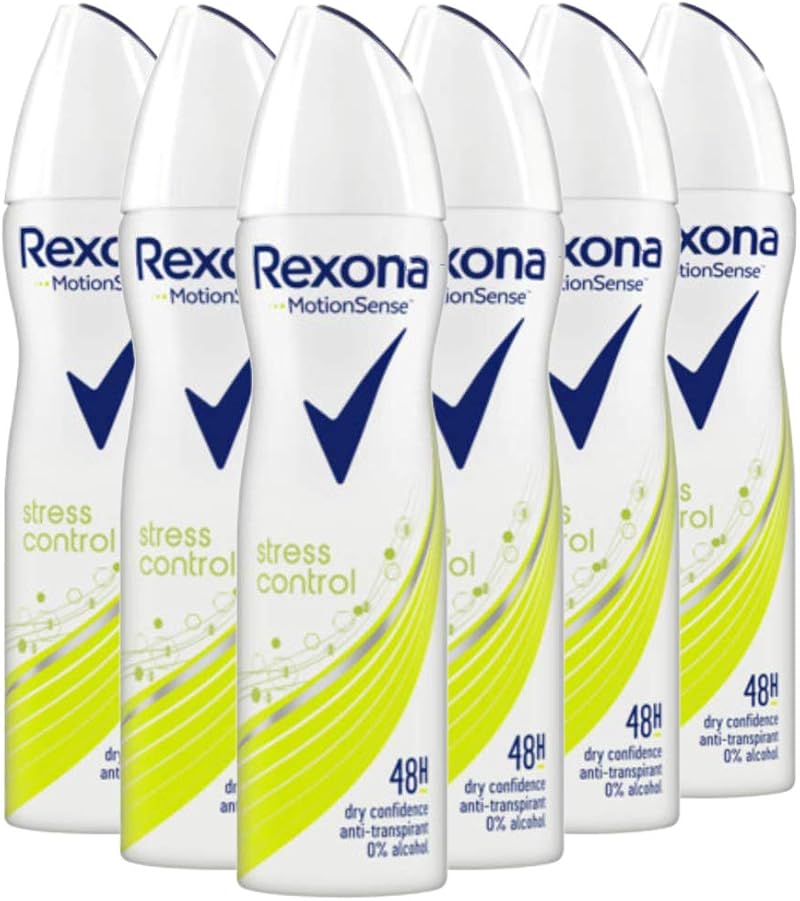 Rexona Stress Control Anti-Perspirant Deodorant Spray 150ml Pack of 6