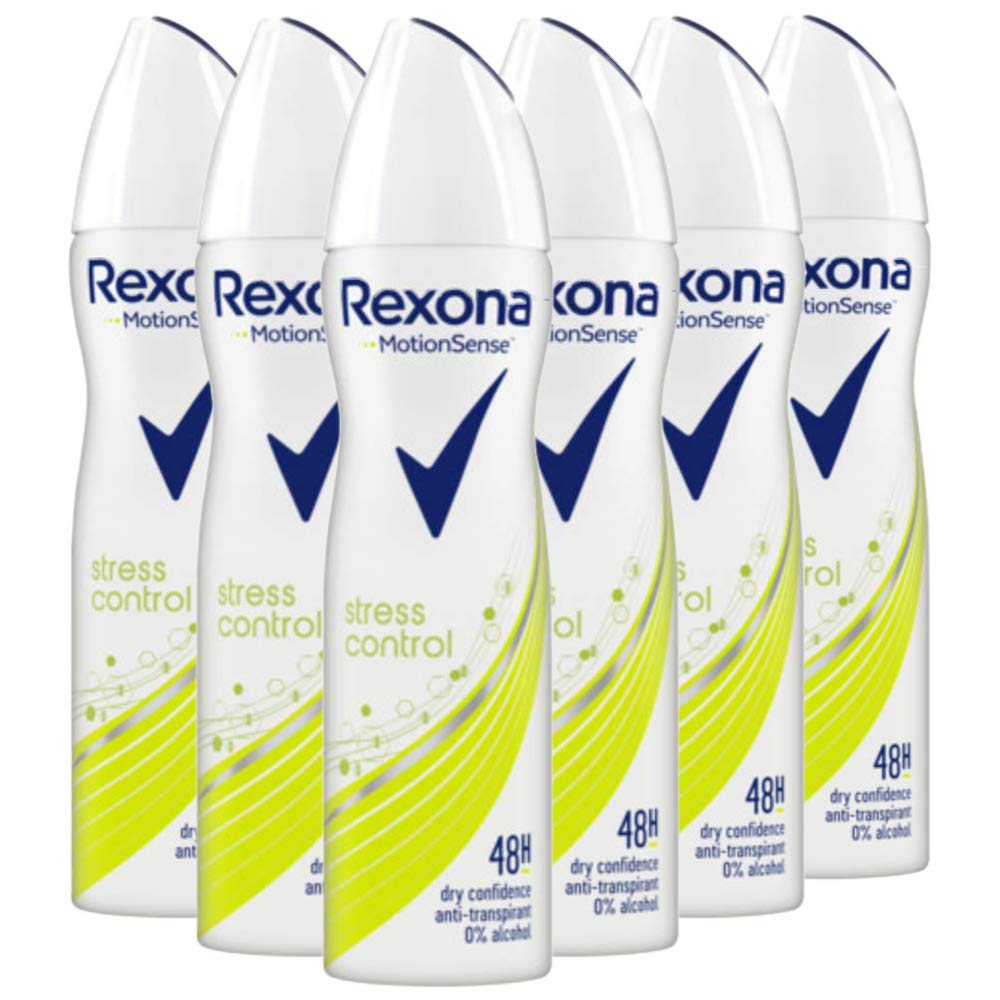 Rexona Rexona Stress Control Anti-Perspirant Deodorant Spray 150 ml - Pack of 6