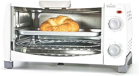 Rival Four Slice Toaster Oven White Amazon Ca Home Kitchen