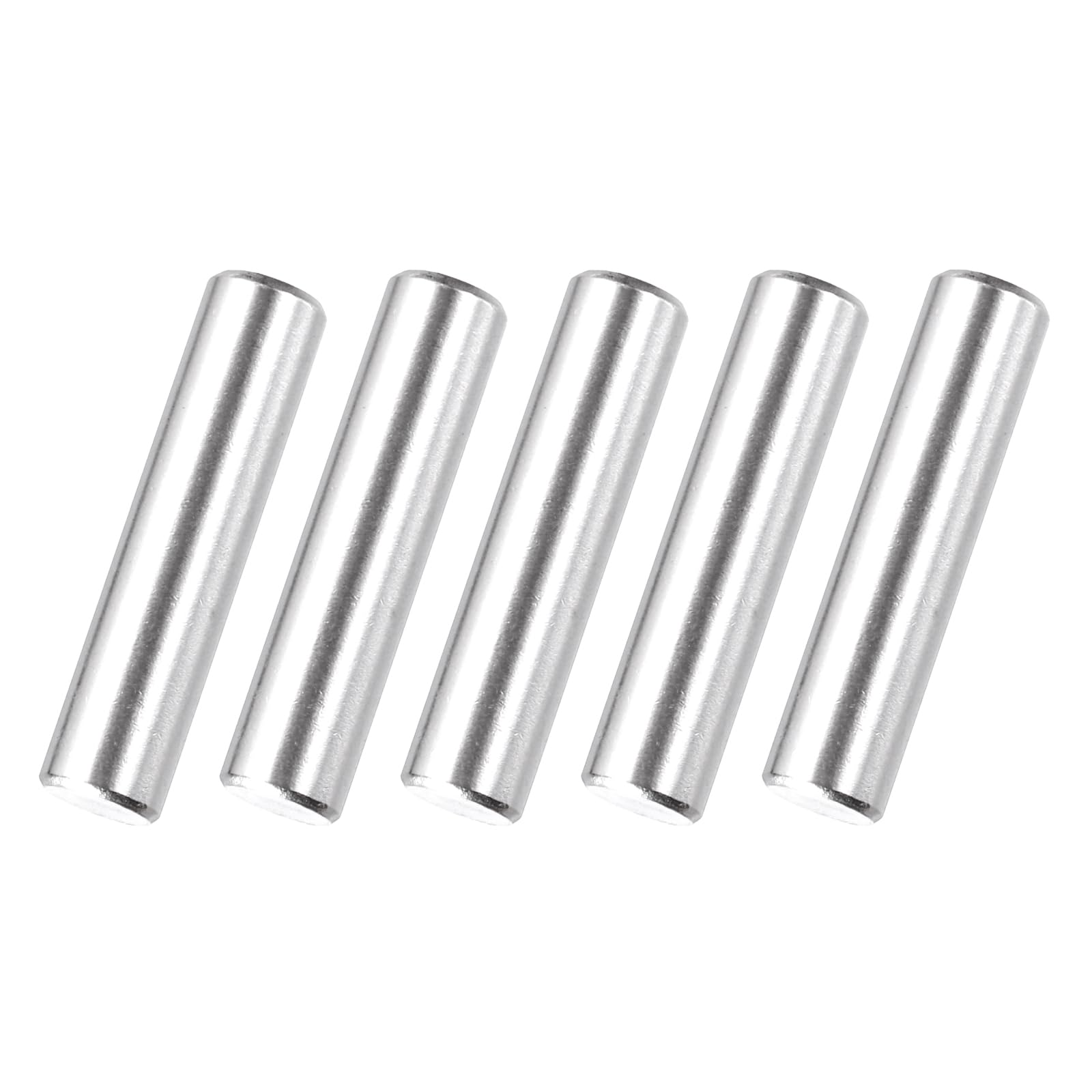 sourcing map 60 Pack RC Wheel Axle Pin, 4x12mm Steel Hex Wheel Hub Nut Pin Replacement for DIY RC Car Truck Boat Helicopter Model Part, Silver