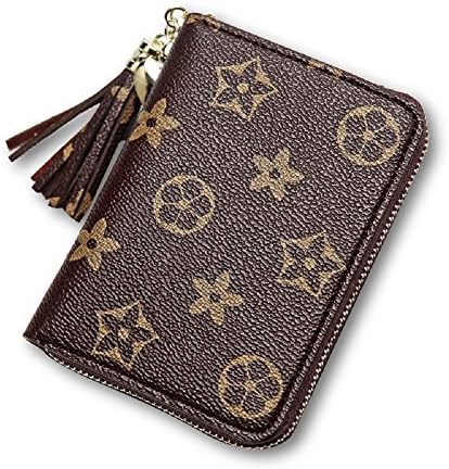 van Persie Flower Retro Purse Youth Fashion Trend Zipper Pocket Wallet