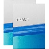 Lenslux 430 Stainless Steel Metal Plate, Suitable for Magnetic Installation Plate Walls, Suitable for Metal Plates in processes, Kitchens, and Offices (2, 0.5mm Thick, 14.5 x 11 x 0.02 Inch)