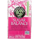 Triple Leaf Tea, Tea Bags, Sugar Balance, 1.34-Ounce Bags, 20-Count Boxes (Pack of 6) by Triple Leaf [Foods]
