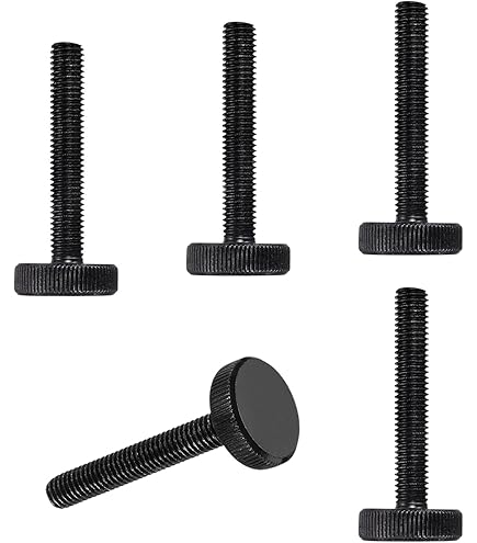 Uxcell Knurled Thumb Nuts, 8Pcs M5 Carbon Steel Nut High Head Through Hole, Silver - View #13