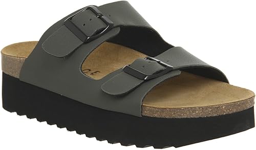 khaki flatforms