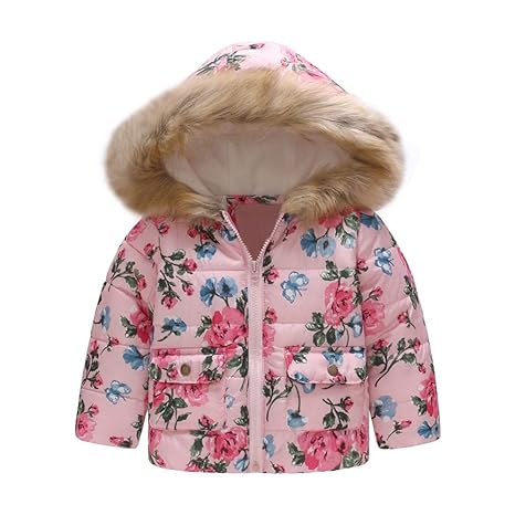 floral baby coat