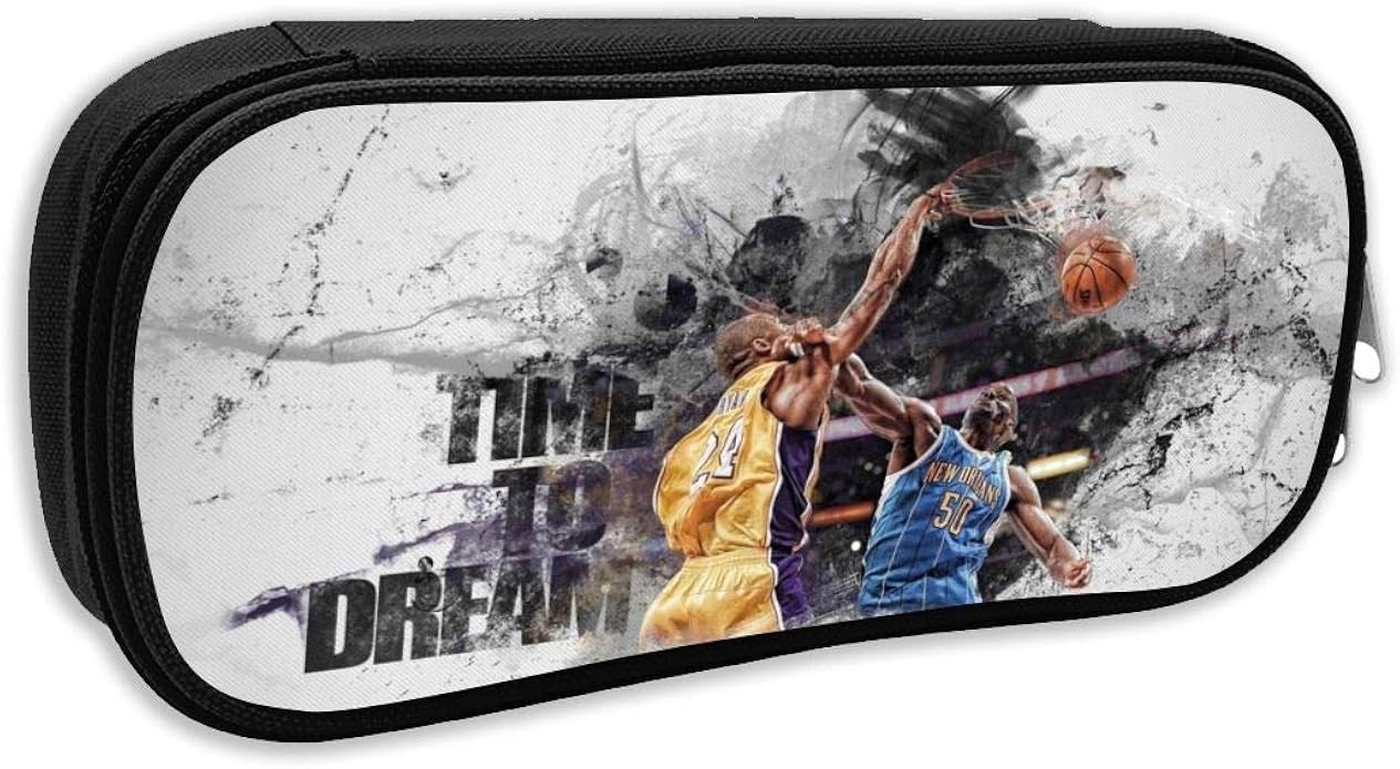 Amazon い バスケットボール 選手 コービー 背番号 24 Kobe 22 ペンケース ボックス 大きいな容量 文房具 通用文具 収納 入学 筆箱 多機能ペン袋 鉛筆ケース 学生 中学生 高校生 男女兼用 軽く 軽量 筆入れ 小物入れ 化粧ポーチ ペン箱 通用文具 ふでいれ