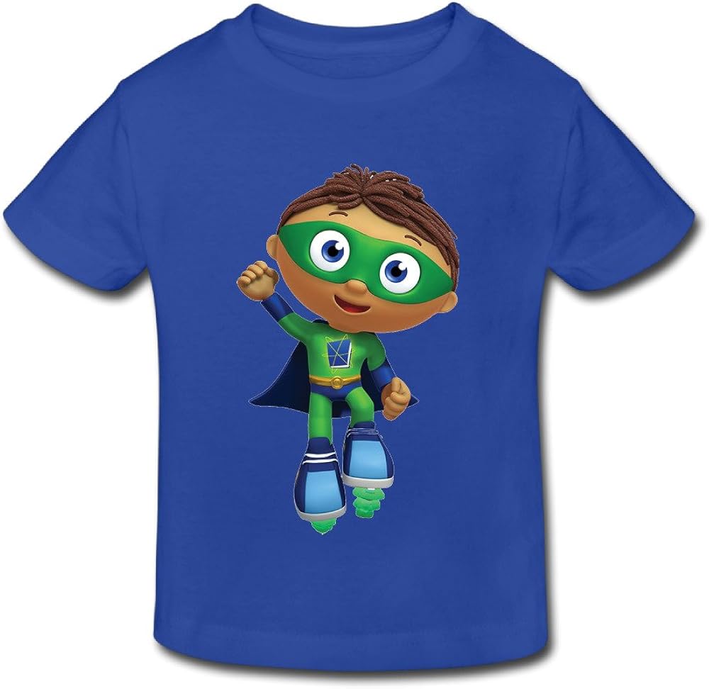 Radyk56rtyh Toddler's 100% Cotton Super Why! Cute T-Shirt
