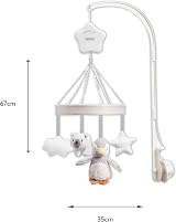 Nuby Penguin Musical Cot Mobile for Babies – Adjustable Arm, 5 Melodies view 5