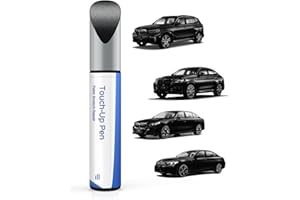 PARTS4EV Touch Up Paint for BMW-Exact Match–Chips and Nicks Touch Up - Carbon Black Metallic(416)
