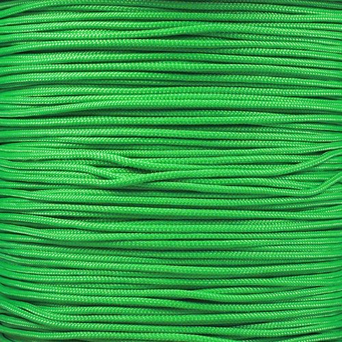 Paracord Planet 43kg Paracord – 1 Strand Type I Parachute Cord for Outdoors and DIY – Neon Green (30 m)