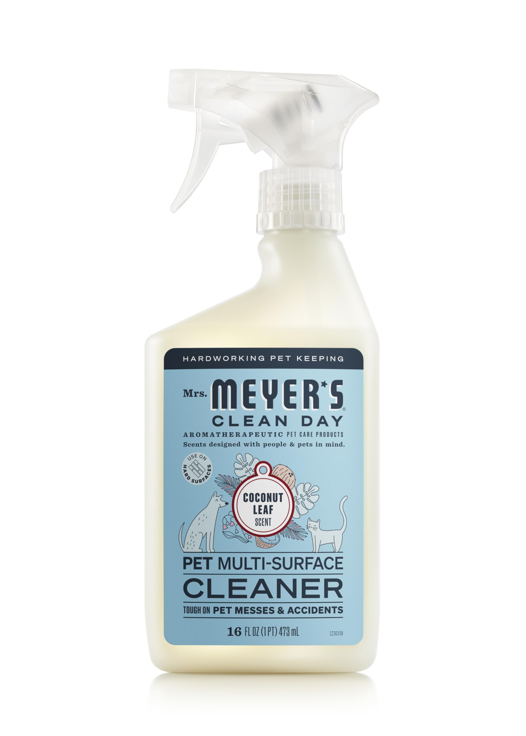 Photo 1 of Mrs. MEYER'S CLEAN DAY Pet Multi-Surface Cleaner, Coconut Leaf Scent, 16oz