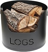 Valiant Fun 3-Piece Fireside Metal Storage Set Black view 6