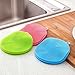 Silicone Sponge Antibacterial Brush Dish Scrubber - HUSH BEAR 3 Pieces Pot Holder Multipurpose Dish-Washing Mildew Free Antimicrobial