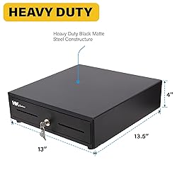 HK SYSTEMS 13inch Heavy Duty Manual Push-Open Cash