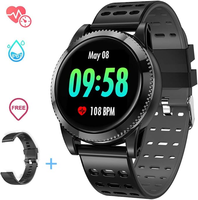 Smartwatch Deporte Hombre, Pulsera Inteligente Monitores de ...