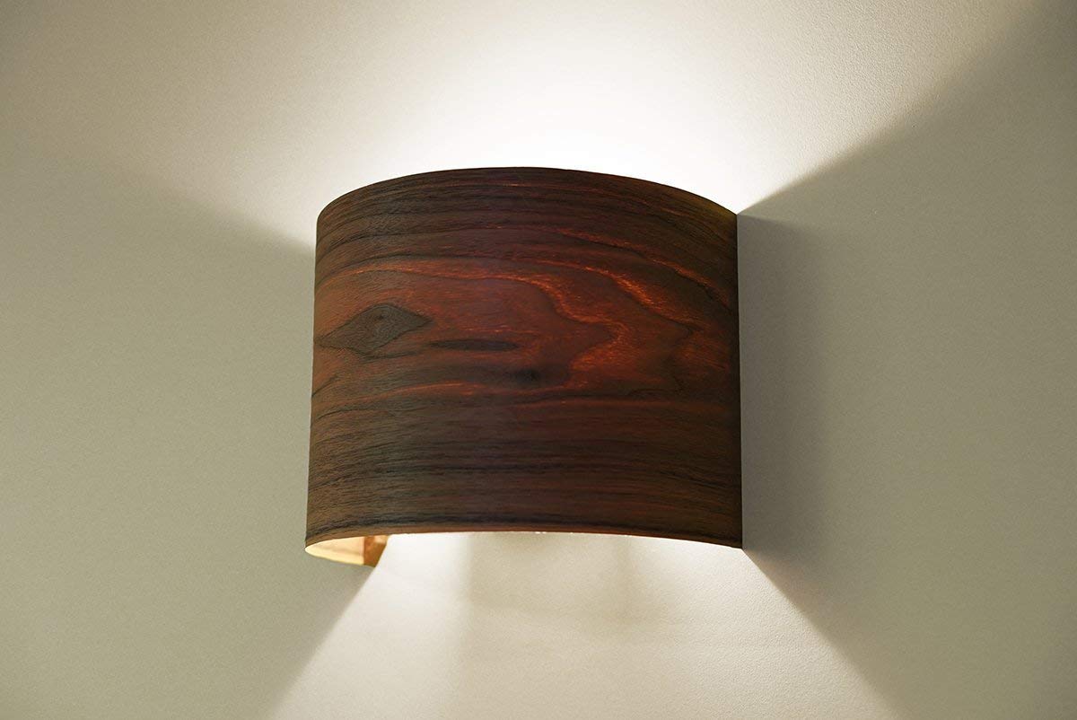 Amazon.com: Hallway Wall Light Fixture, Wall Lamp - Walnut ...
