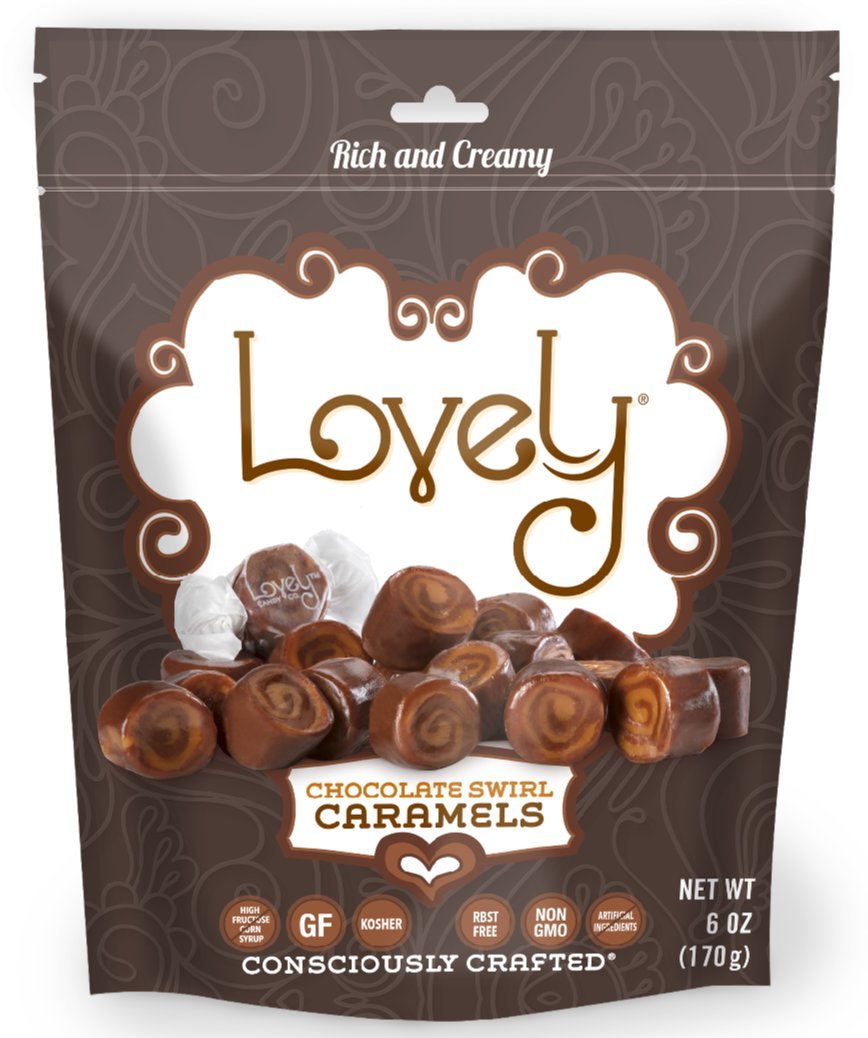 Soft and Chewy Sea Salt Caramels Lovely Co. 6 oz. Bag