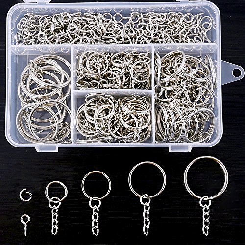 6 Swpeet+300Pcs+Keychain+Jewelry+Findings