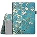 Fintie Folio Case for iPad 6th / 5th Generation (2018/2017), iPad Air 2 / Air 1 (9.7 Inch) - [Corner Protection] Premium Vegan Leather Stand Cover, Blossom