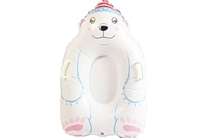 SnowCandy Inflatable Snow Animal Sleds & Snow Tubes.