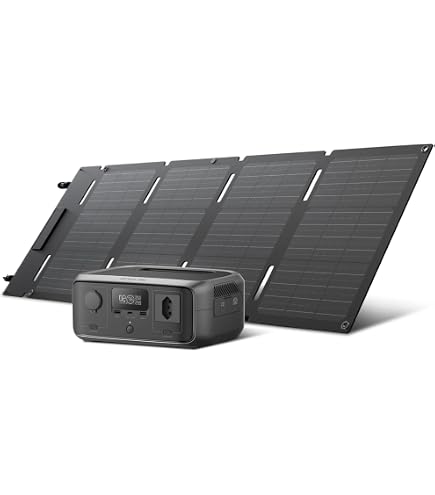 EF ECOFLOW Painel Solar Portátil Bifacial 125 W, Modular Rígido