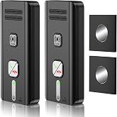 Intercoms Wireless for Home, 2 Way Audio Hands-Free Wireless Intercom System, 1600ft Long Range, 3 Ringtones 5 Volume Levels (Black)