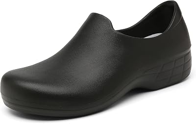 Bella Bays Kitchen Shoes Women Lightweight EVA Clog Black Size 4