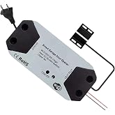 jussming Smart WiFi Garage Door Opener &ndash; Compatible with Alexa &amp; Google Home, Remote Control via App, Easy Setup, Certified Safe (2.4GHz Only, 2-Tone)&zwnj;