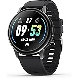 Donerton Smart Watch, IP68 Waterproof Fitness Tracker for Android and iOS Phones, Sport Watch with Heart Rate Monitor and Sle