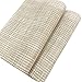 Benson Mills Longport Crossweave Woven Vinyl Placemat, Beige, Set of 4