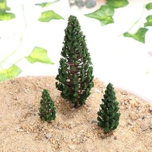 VORCOOL Mini Alberi Pino con Dimensioni Diversi 8PCS