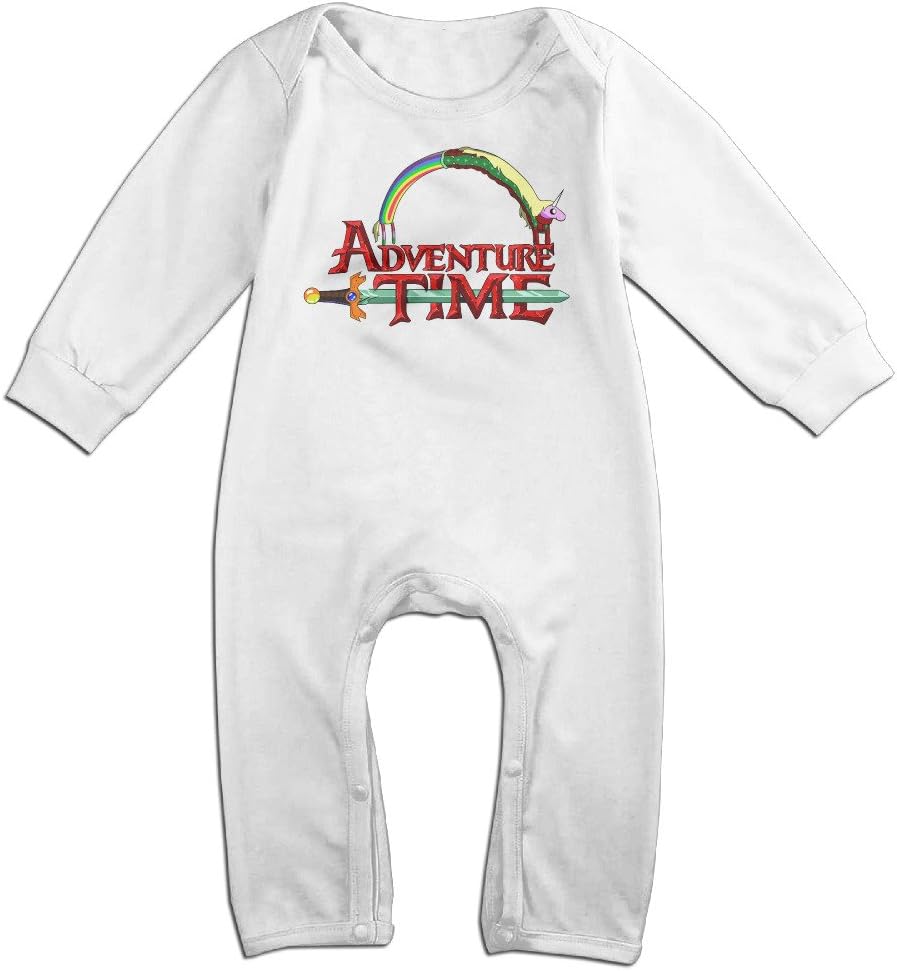 SUPMOON Adventure Time Baby Cool Jumpsuit Romper Climbing Clothes White