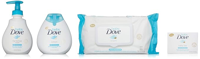 baby dove complete care bath time essentials gift set